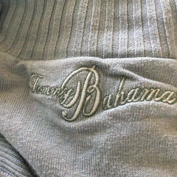 Tommy Bahama Vintage Blue Silk Blend Sweater, XL - Picture 5 of 8